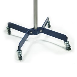 Zeige Details für Stahlrahmen, verzinkt, mit 4 Gummi-Rädern für CSP-Stativ Bild von Stahlrahmen, verzinkt, mit 4 Gummi-Rädern für CSP-Stativ