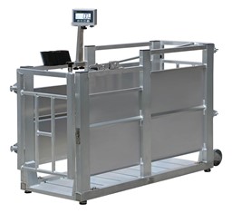 Zeige Details für Fahrbare 300kg Tierwaage, geschlossene Seiten Bild von Fahrbare 300kg Tierwaage, geschlossene Seiten