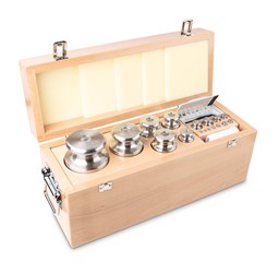 Zeige Produkte für Kategorie M1 Gewichtssatz Holzkoffer Bild für Kategorie M1 Gewichtssatz Holzkoffer