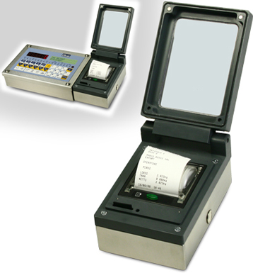 Bild von Thermodrucker im IP 65 Edelstahlgehäuse