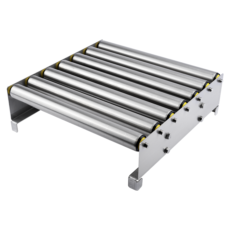 Rollenbahn mit Edelstahl-Umlenkrollen